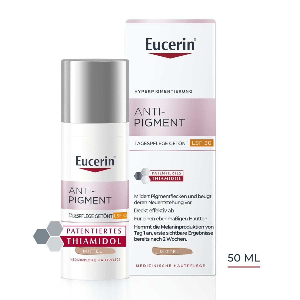 Anti Pigment Tagespflege LSF 30 Getönt Mittel – Bild 1