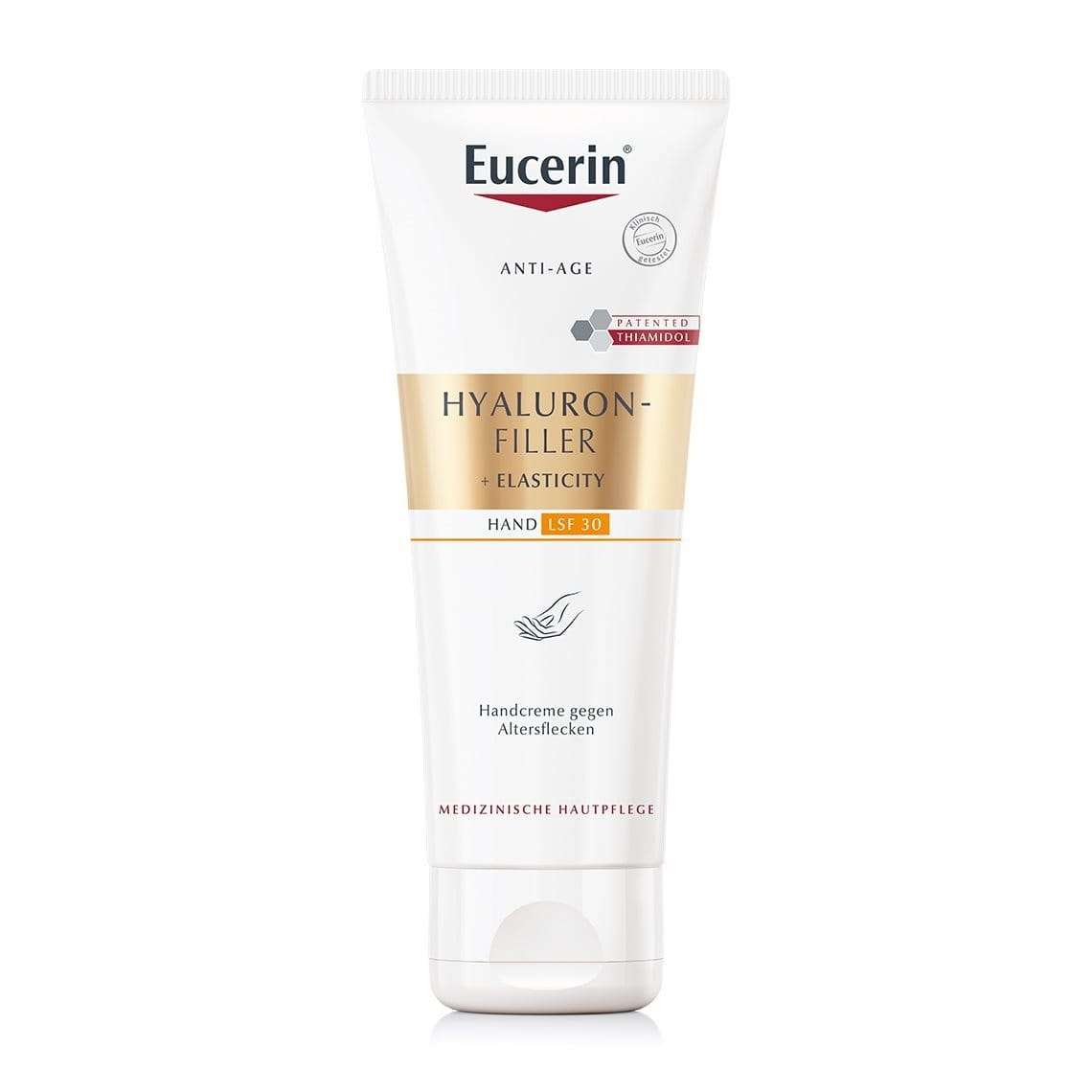 HYALURON-FILLER + ELASTICITY Handcreme gegen Altersflecken LSF 30 – Bild 1