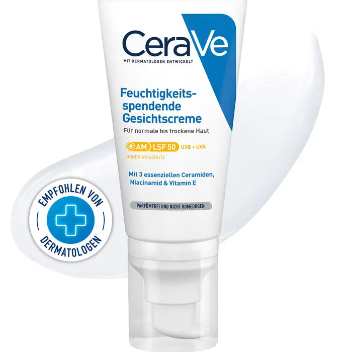 CeraVe Feuchtigkeitsspendende Gesichtscreme mit LSF 50 – Bild 2