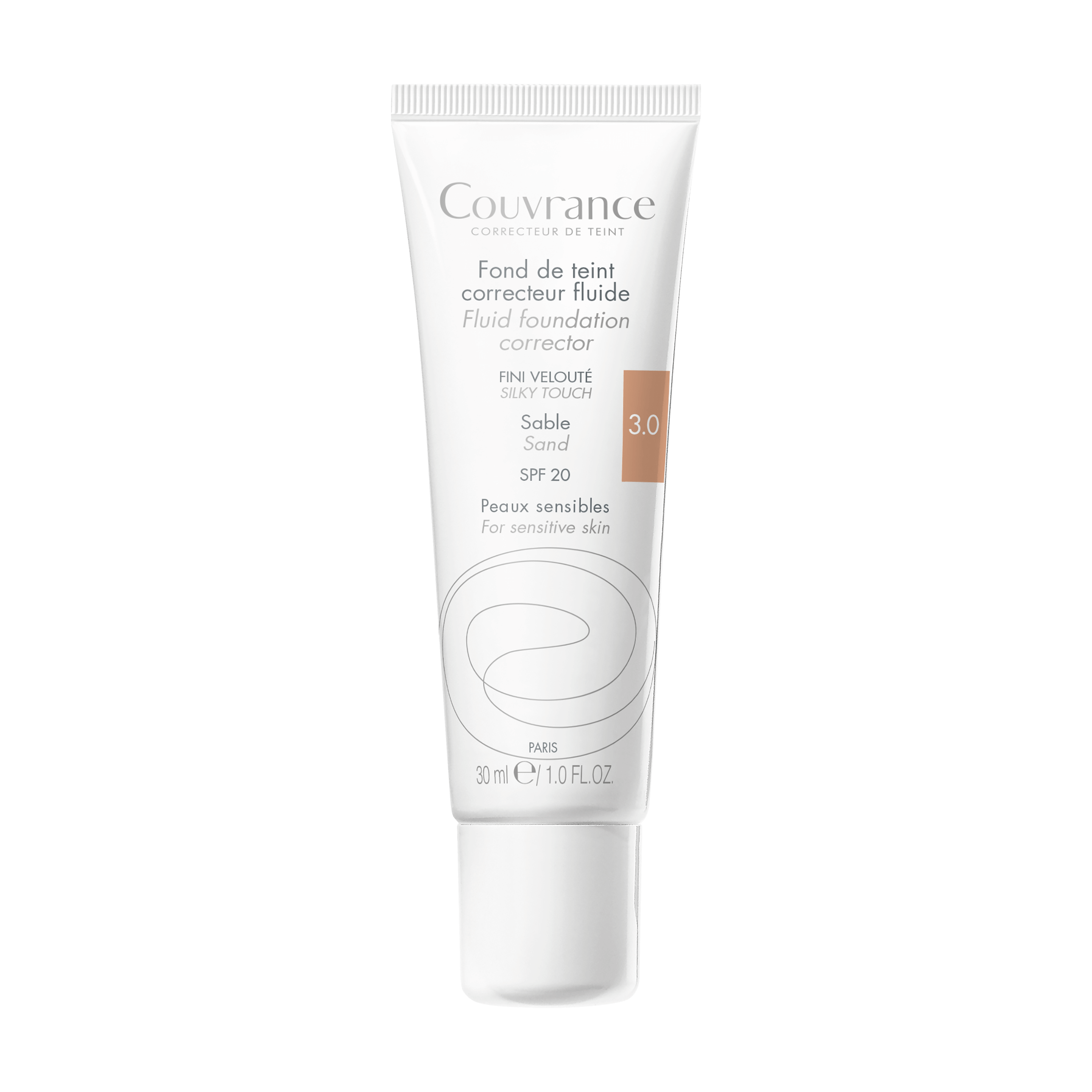 COUVRANCE Korrigierendes Make-up Fluid Sand – Bild 1