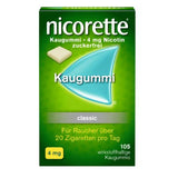 Nicorette Classic 4 mg - Gomma da masticare per smettere di fumare